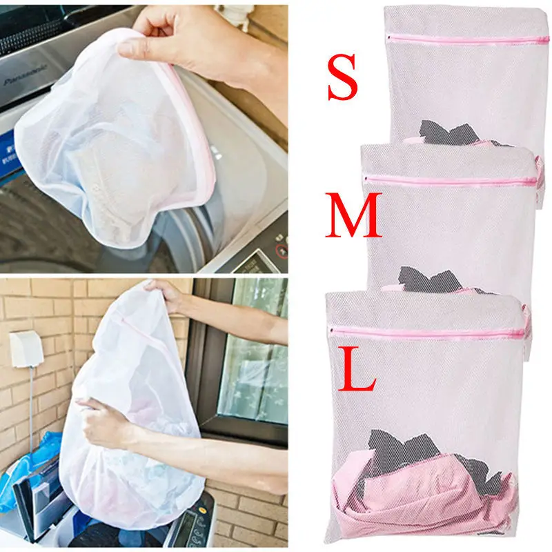 Us 0 71 5 Off 3 Sizes Zippered Mesh Laundry Wash Bags Foldable Delicates Bra Socks Underwear Washing Clothes Protection Practical Net In Us 0 71 5 Off 3 Sizes Zippered Mesh Laundry Wash Bags Foldable Delicates Bra Socks Underwear Washing Clothes Protection Practical Net In