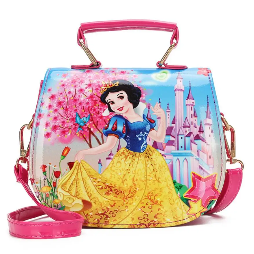 Us 9 09 23 Off New Children S Snow White Bags Handbag Kids Cartoon Handbags Pu Party Princess Messenger Bag For On