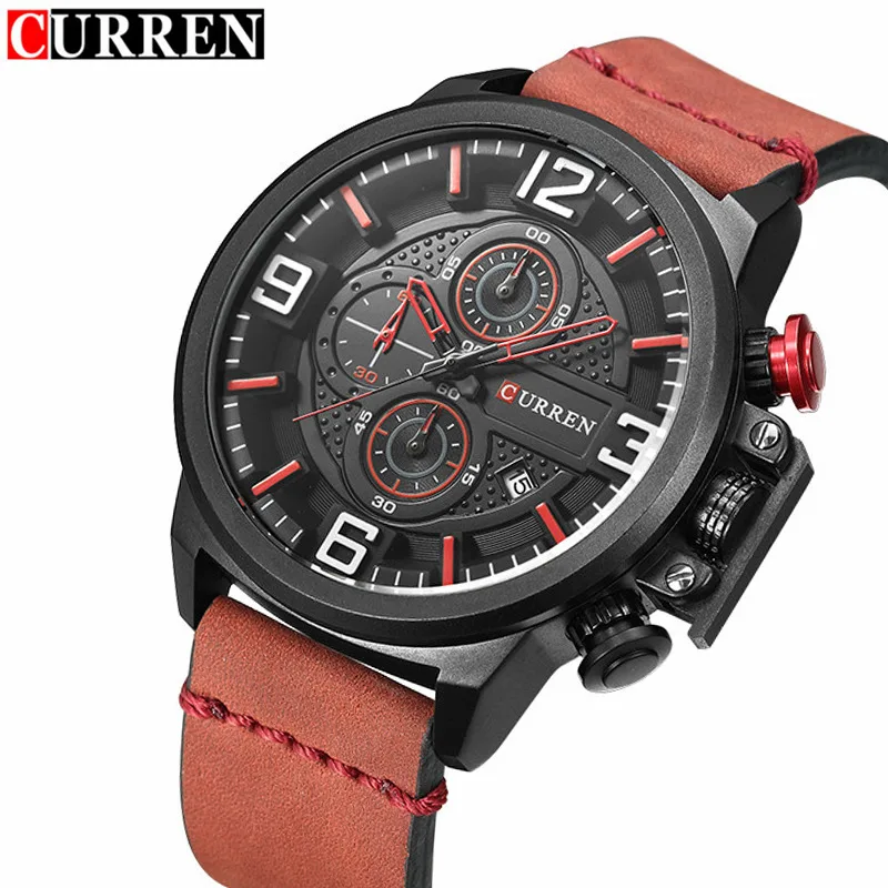 

2017 Curren Watches Men Brand Luxury Military Analog Quartz Watch Men's Fashion Sport Wristwatches Male Clock Relogio Masculino