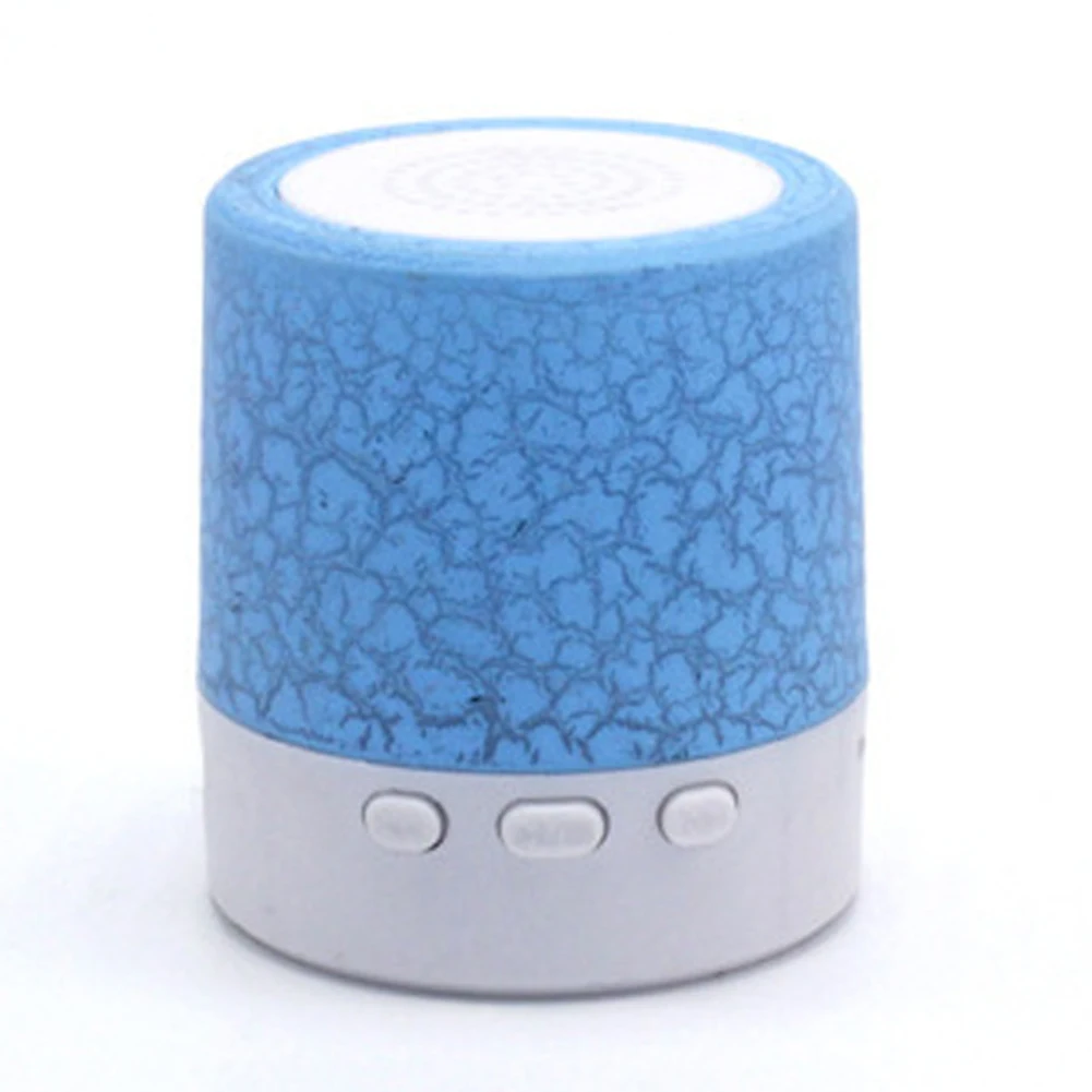 

Audio Color Change Subwoofer Support TF Card Loudspeaker Crack Stereo Bluetooth Speaker LED Light MP3 Music Player Mini Wireless
