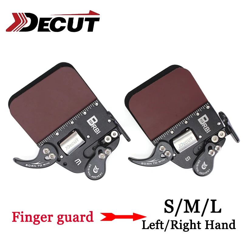 

1pc Archery Finger Guard Adjustable Leather Protector Gloves Left/Right Hand Finger Tab Protective Gear Shooting Accessories