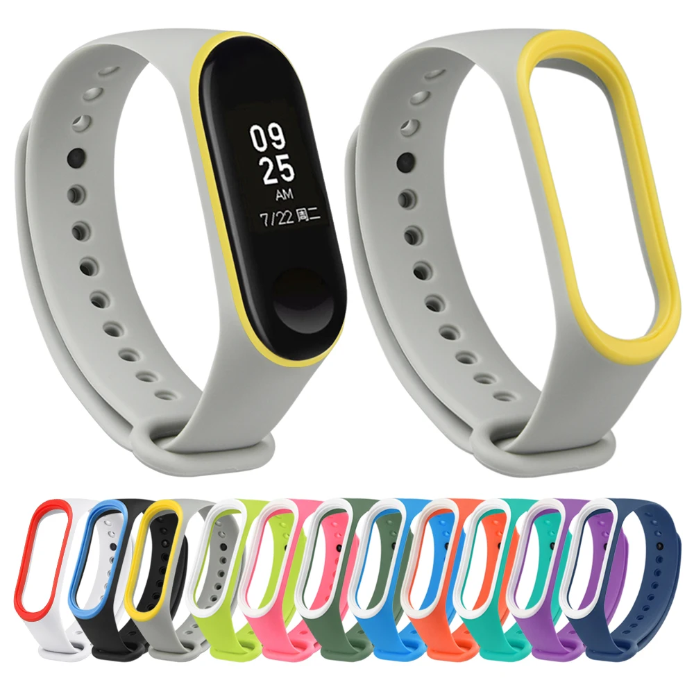 Ремешок Mi Band 4 ремешок для Xiaomi Miband защита экрана силиконовый браслет Xiomi Band4