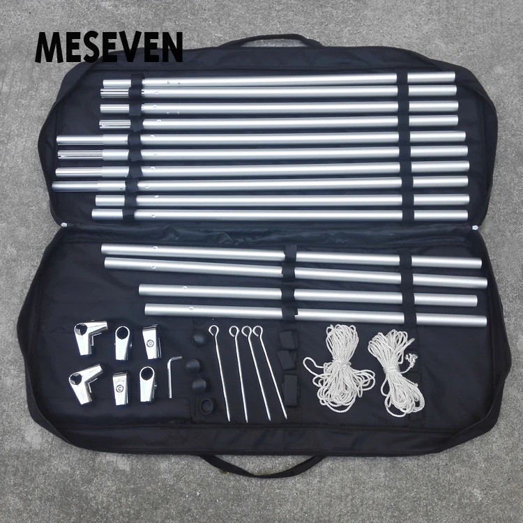 Уличные часы MESEVEN 72 150 дюймов портативные белые холщовые с передней и задней