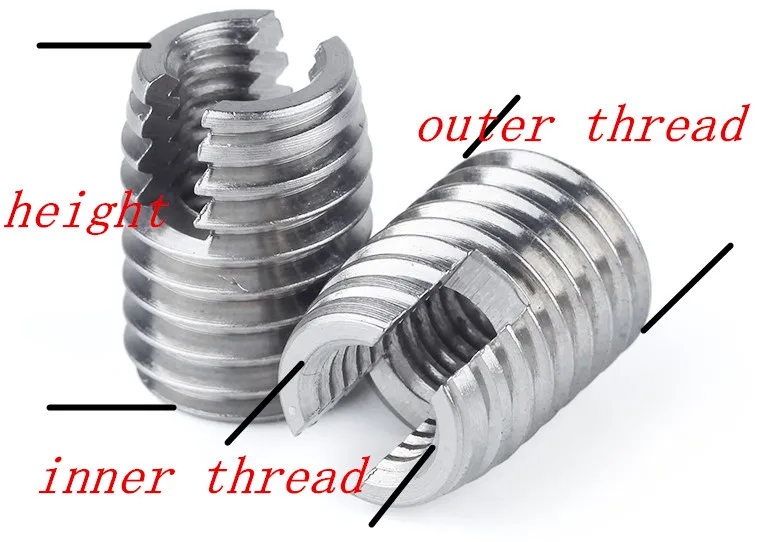 20 шт. 10 шт. 5 шт. от M2 до M12 нержавеющая сталь резьбовые вставки Металлическая резьба ремонтная вставка саморез с резьбой