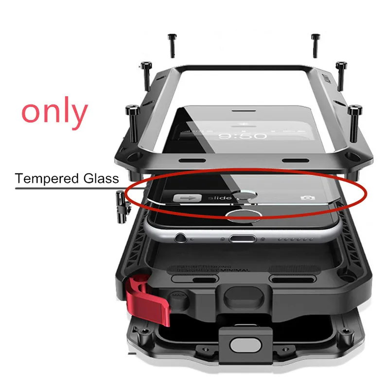 

9H Tempered Glass For iphone X XR XS Max7 8 6s 6g 6 Plus 5 5S SE (not including metal cases)