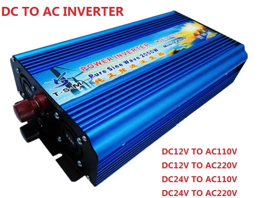 

Digital display 2000W DC36V to AC220V pure sine wave power inverter