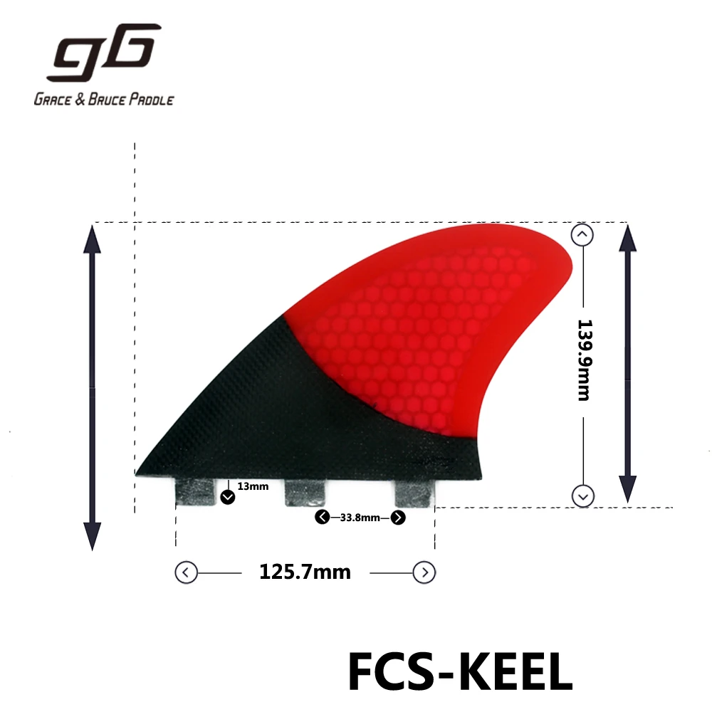 Углеродного волокна FCS Киль плавники близнецов плавники Панели плавники для серфинга