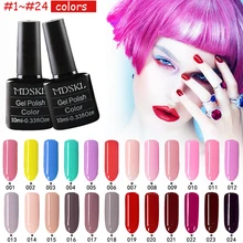 MDSKL 132 Colors beauty UV Gel Nail Polish 10ML Soak-off Nail Glitter UV Gel Lacquer Nail Art