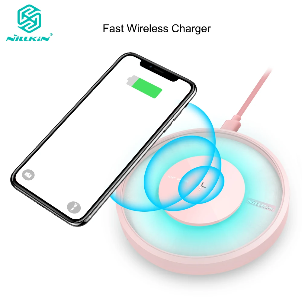 

Nillkin Original Fast Wireless Charger Qi Charging pad For Samsung Galaxy S8 S7 Edge S6,Qi Wireless Charger for iphone xiaomi mi