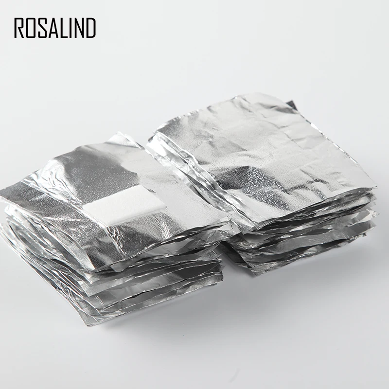 Средство для удаления лака ногтей ROSALIND 50 шт./лот безворсовые салфетки маникюра и