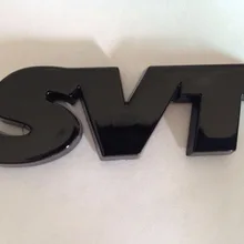 Глянцевый черный гоночный M-1447-SVT SVT Дека Эмблема для багажника Наклейка хром