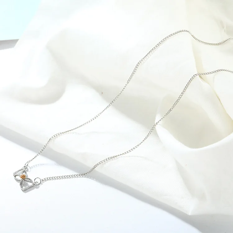 

Hot style from the star of your song yi jun jixian Korean drama with the same alloy bow necklace
