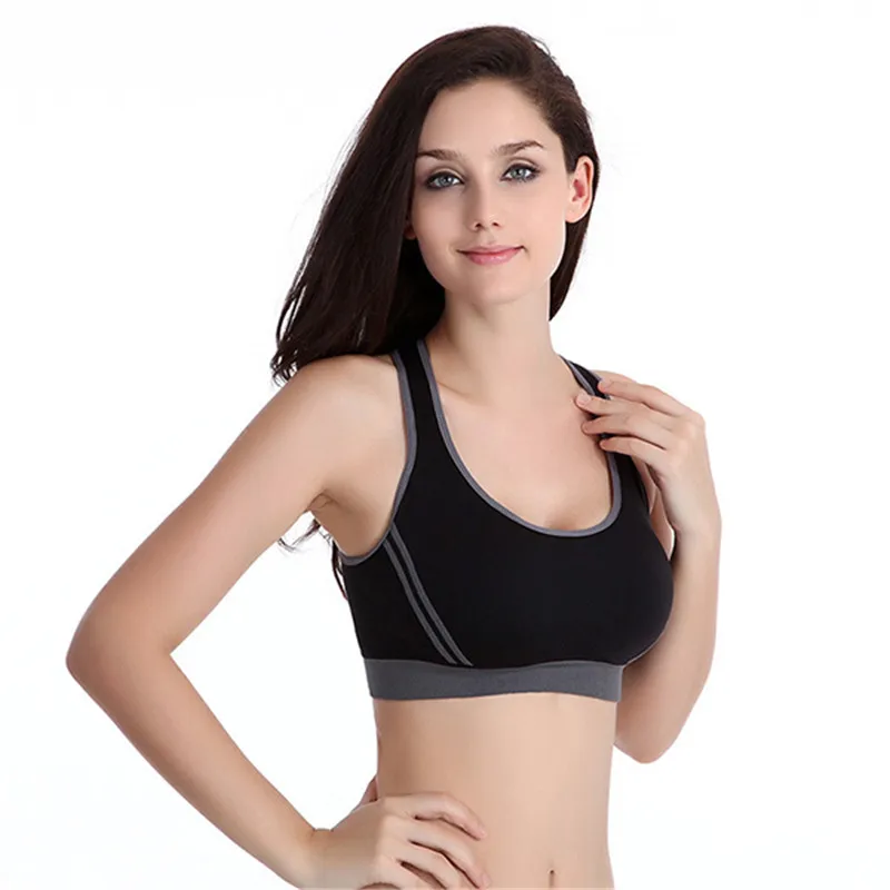 Comfortable Women Stretch Athletic font b Sports b font font b Bras b font Sexy Seamless