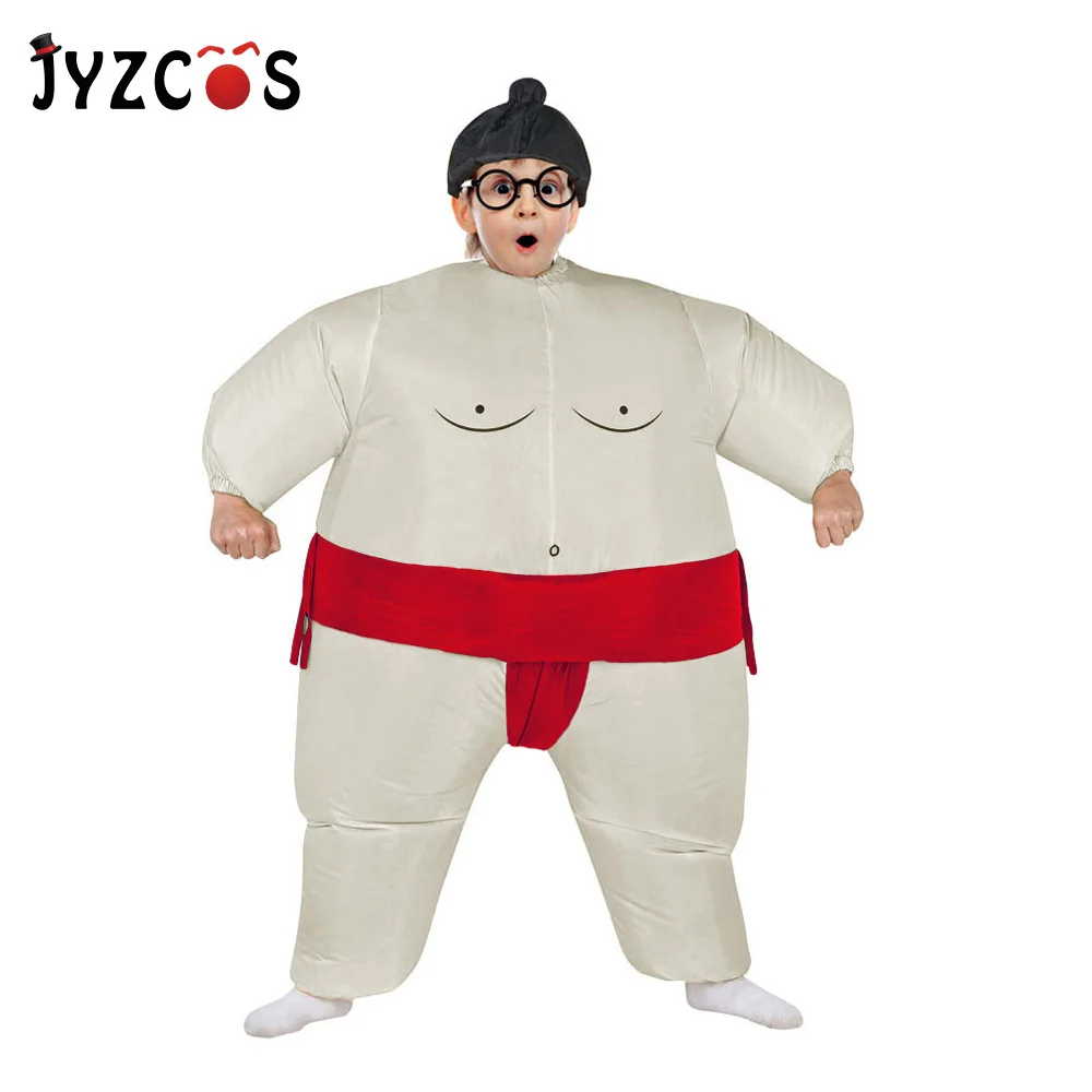 

Halloween Purim Costume Inflatable Sumo Suit Sumo Wrestling Suits Kids Unisex Boys Girls Wrestler Inflatable Fancy Dress Outfit