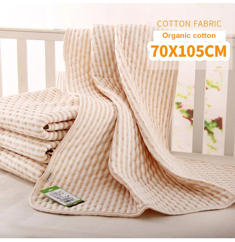 Baby Changing Mat Waterproof Diaper Nappy Urine Pad Cover Natural Organic Cotton Stroller Bed Sheet for Newborn Infant Portable