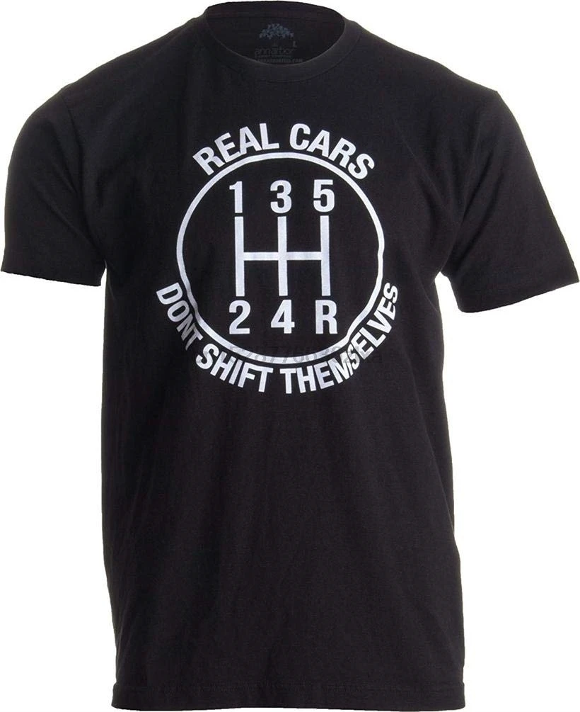 

Funny Auto Racing Mechanic Manual Men's Men T-Shirt Printing Short Sleeve Tee