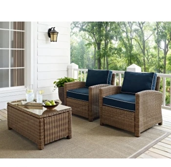 

Wholesale patio outdoor furniture classical single sofas garden rattan sofa