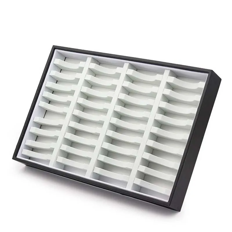 

High Quality PU 40 SlotS Jade Bracelet Display Holder Organizer Bracelet Showcase Jewelry Display Props Holder