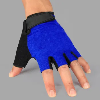 

Summer Half Finger Riding Glove Currency Widely Soft Breathable Anti-Shock Wear-Resisting Perspiration Quick Drying