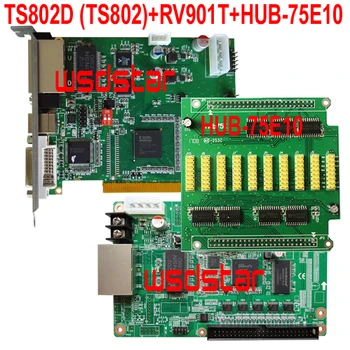 

TS802D (TS802)+RV901T+HUB-75E10 1/32 Scan Full color LED screen controller card TS801 TS801 RV801 RV901 10*HUB75E