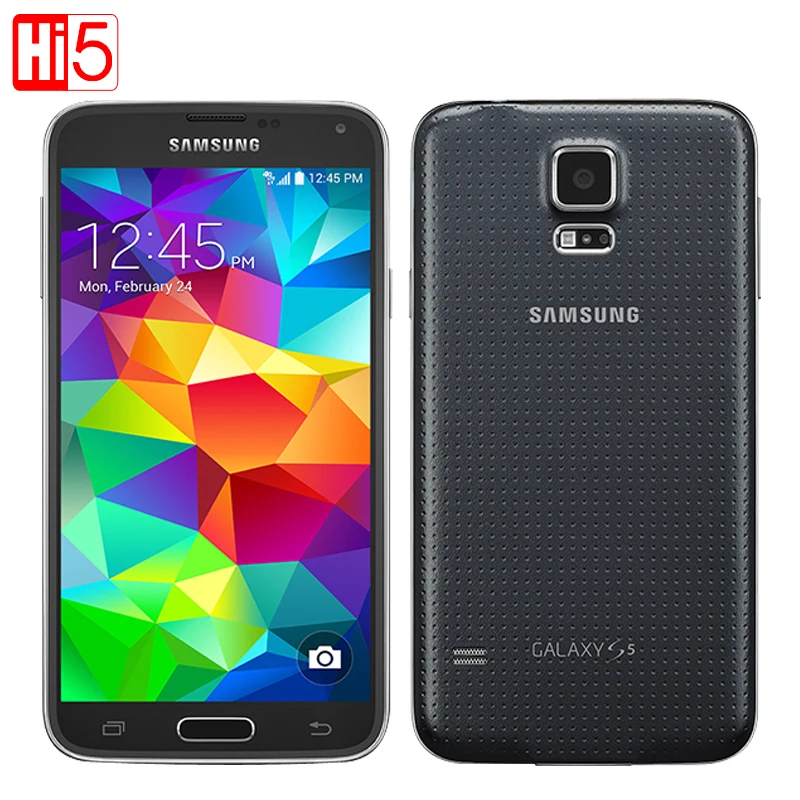 Unlocked Samsung Galaxy S5 G900F Android mobile Phone 16G ROM 16MP Camera 5 1 Touch screen