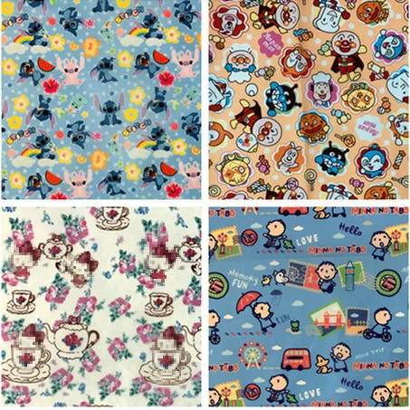 145*90 см Anpanman Ститч 210D Оксфорд полиэстер водонепроницаемая ткань для лоскутного шитья ПВХ DIY скатерть сумка плащ