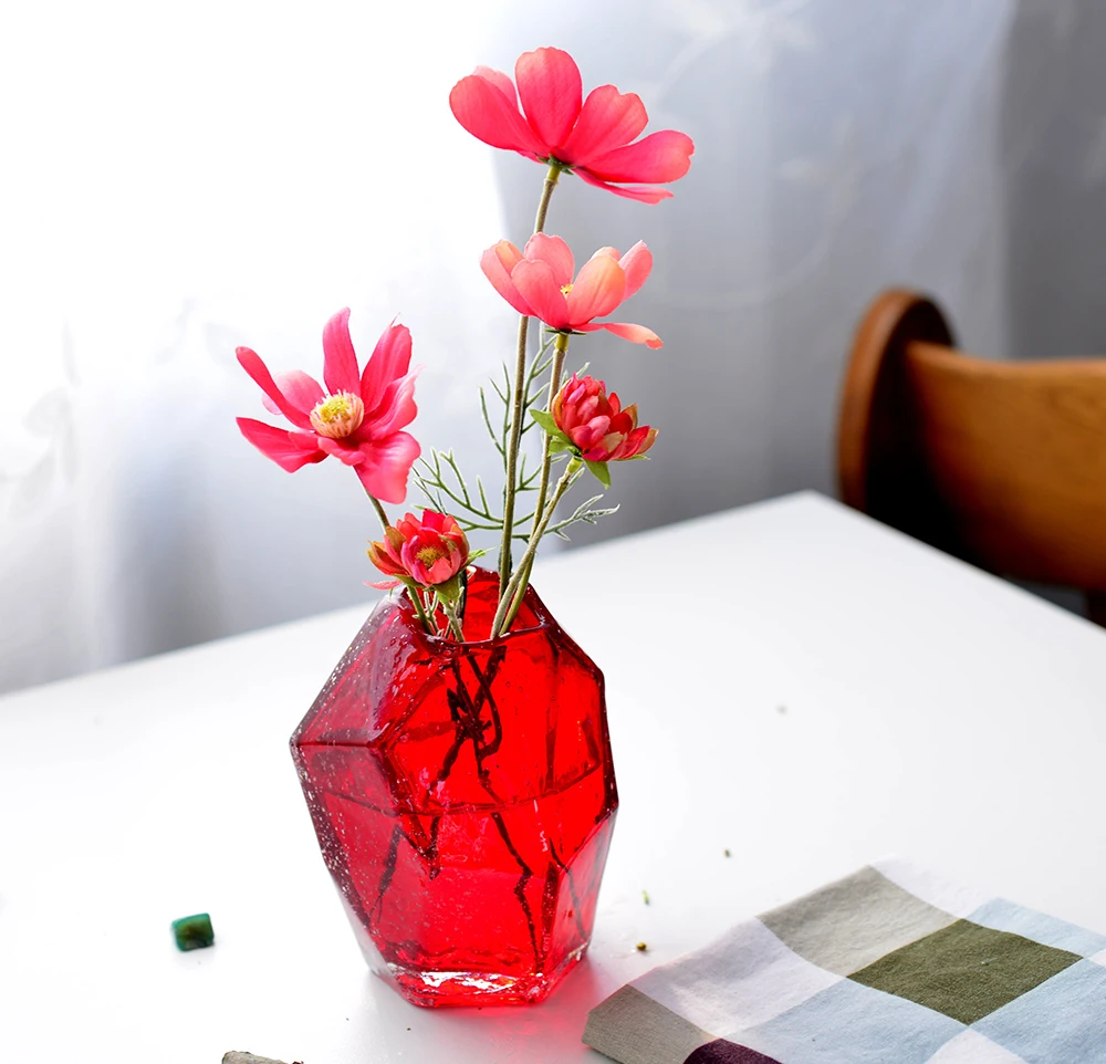 Red Fashion Gl Vase Mini Handmade Colored For Room Decoration Red Fashion Gl Vase Mini Handmade Colored For Room Decoration Home Decor Tabletop Vases Flowers Centerpieces Terrarium In From Garden On
