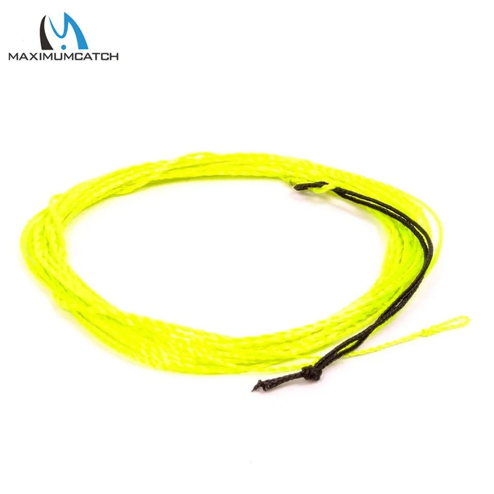 Maxcatch tenkara يطير خط مضفر جديدة يطير خط خط 11-13FT 17LB tenkara يطير خط الصيد furld الزعيم
