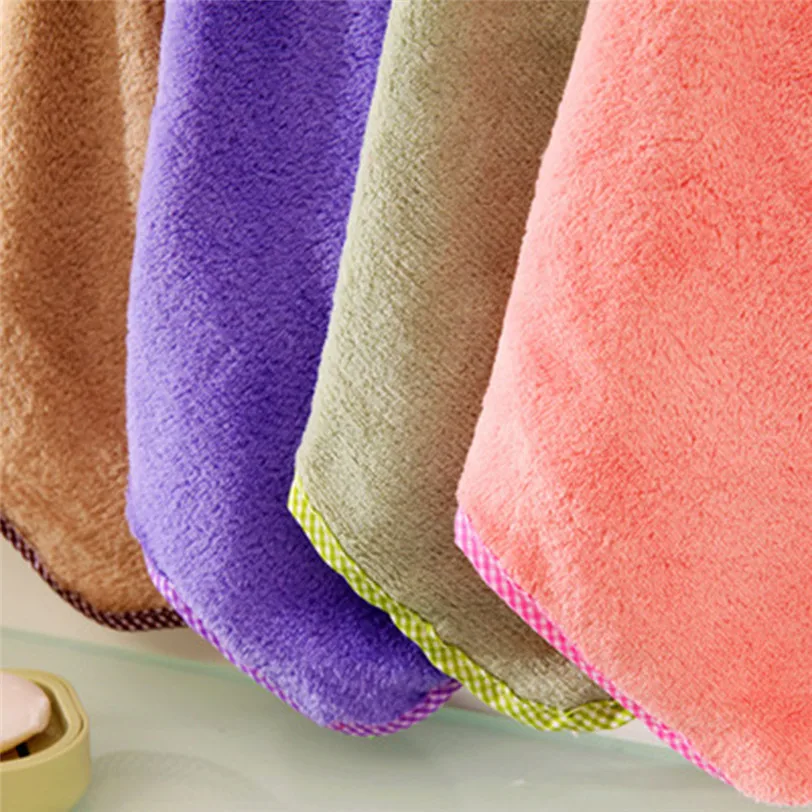 Милое детское полотенце для рук мультяшный кролик плюшевое кухонное мягкое подвесное мочалка полотенце