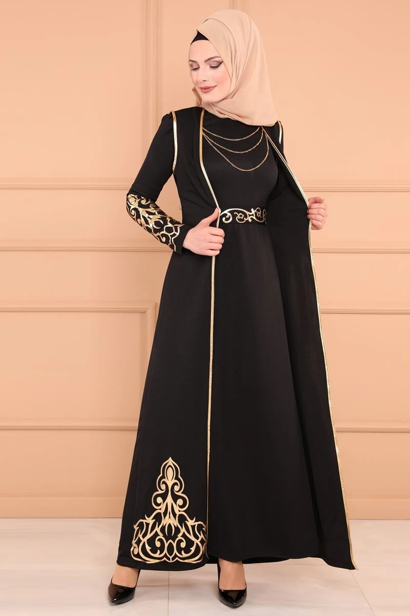 Элегантная мусульманская одежда традиционная мусульманская одежда турецкое арабское Eid Mubarak абайя женское платье для молитв Бесплатная