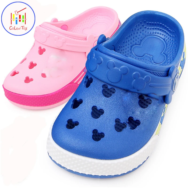 

Kids Cartoon Girls Boys Beach Slipper 2018 New Summer Children Sandals Baby Wholeas EVA Anti-slip Slippers Garden Shoes Child