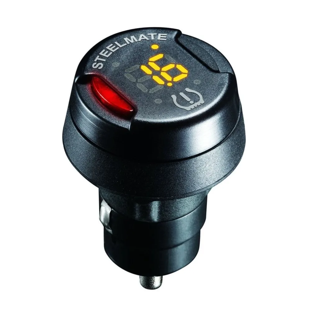

Practical Tire Pressure Monitoring System Pressure Control System Intelligent Car Alarm Systems Cigarette Lighter 433.92 MHz