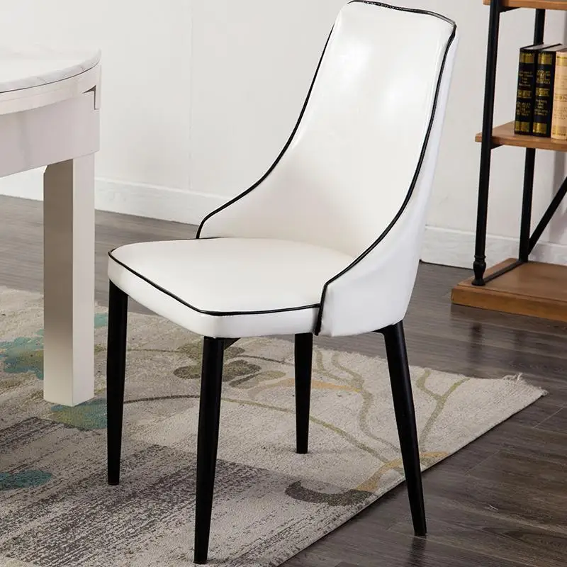 Обеденный стул из твердой древесины, современный минималистичный домашний стул с спинкой американского кафе отеля, креативный стул для ресторана - Цвет: Style 1