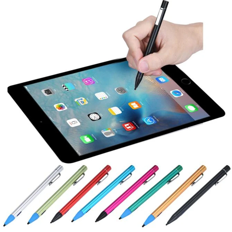 

ZGPAX Screen Touch Pen Stylus For iPad 2/3/4/mini/Pro/Air With USB Charge Wire Active Capacitive Stylus For All Iphone Ipad A30
