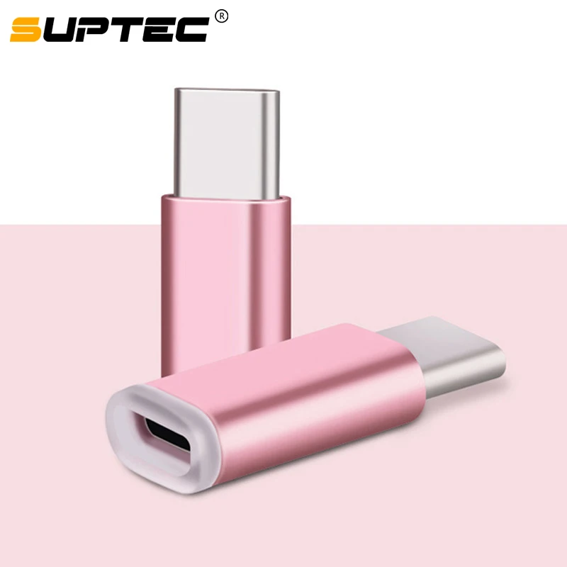 

SUPTEC 10 Pack USB Adapter USB Type C to Micro USB OTG Cable Type-C Converter Connector for Macbook SamsungS8 S9 Huawei Oneplus