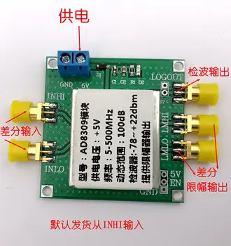 

AD8309 100dB Dynamic Range Detection with Limiting Output Can Be Used as FSK PSK Demodulation 500MHZ