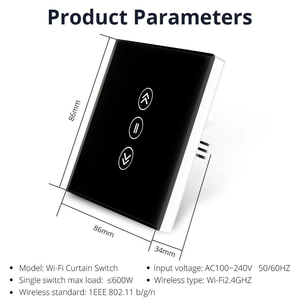 smart switch cortina eletrica para curtians wifi 04