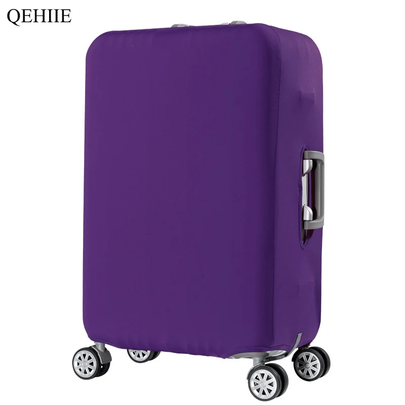 Hot Thicken Travel Suitcase Cover Solid Color Quality High Elastic Suitcase Cover 18 20 24 26 28 32 Inch Trolley Case Dust Cover Hot Thicken Travel Suitcase Cover Solid Color Quality High Elastic Suitcase Cover 18 20 24 26 28 32 Inch Trolley Case Dust Cover
