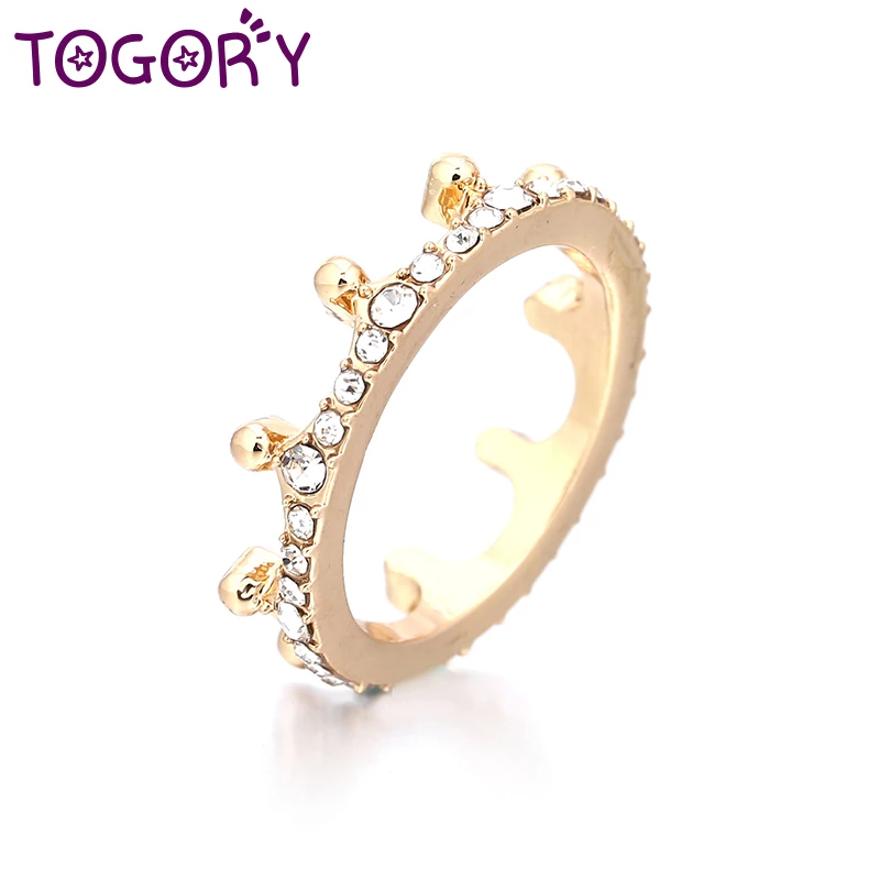 TOGORY горячая Распродажа сердечко серебряного цвета к сердцу тонкие кольца для женщин Европейский Свадебный модный бренд кольцо ювелирное подарок