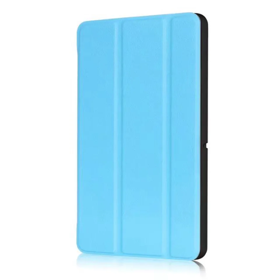 Складной магнитный чехол для huawei MediaPad T3 10 AGS-L09 AGS-L03 Honor игровой коврик 2 9,6 дюймов планшет Funda Coque Capa+ пленка+ ручка - Цвет: sky blue