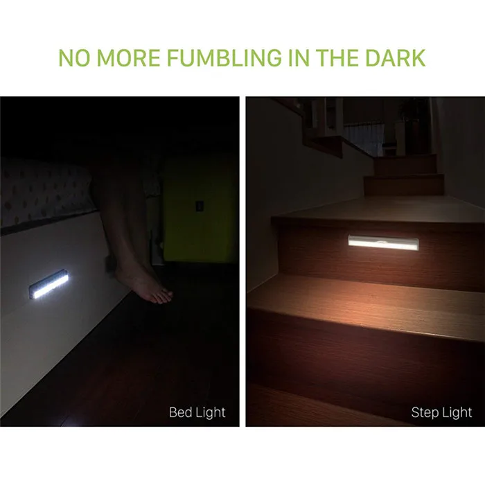 10 LED Under Cabinet Light Motion Sensor Light 8