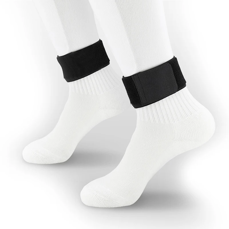 Soccer Shin Guard Fixed Bandage Tape Fastener 1Pair Adjustable Elastic Sports Strap Anti-crash Sports Bandage soccer shin guard straps