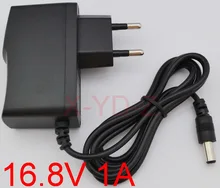 Chargeur de batterie au lithium polymère 16.8V 1a, 1 pièce, double IC, 5.5 V 1a, adaptateur secteur, prise ue