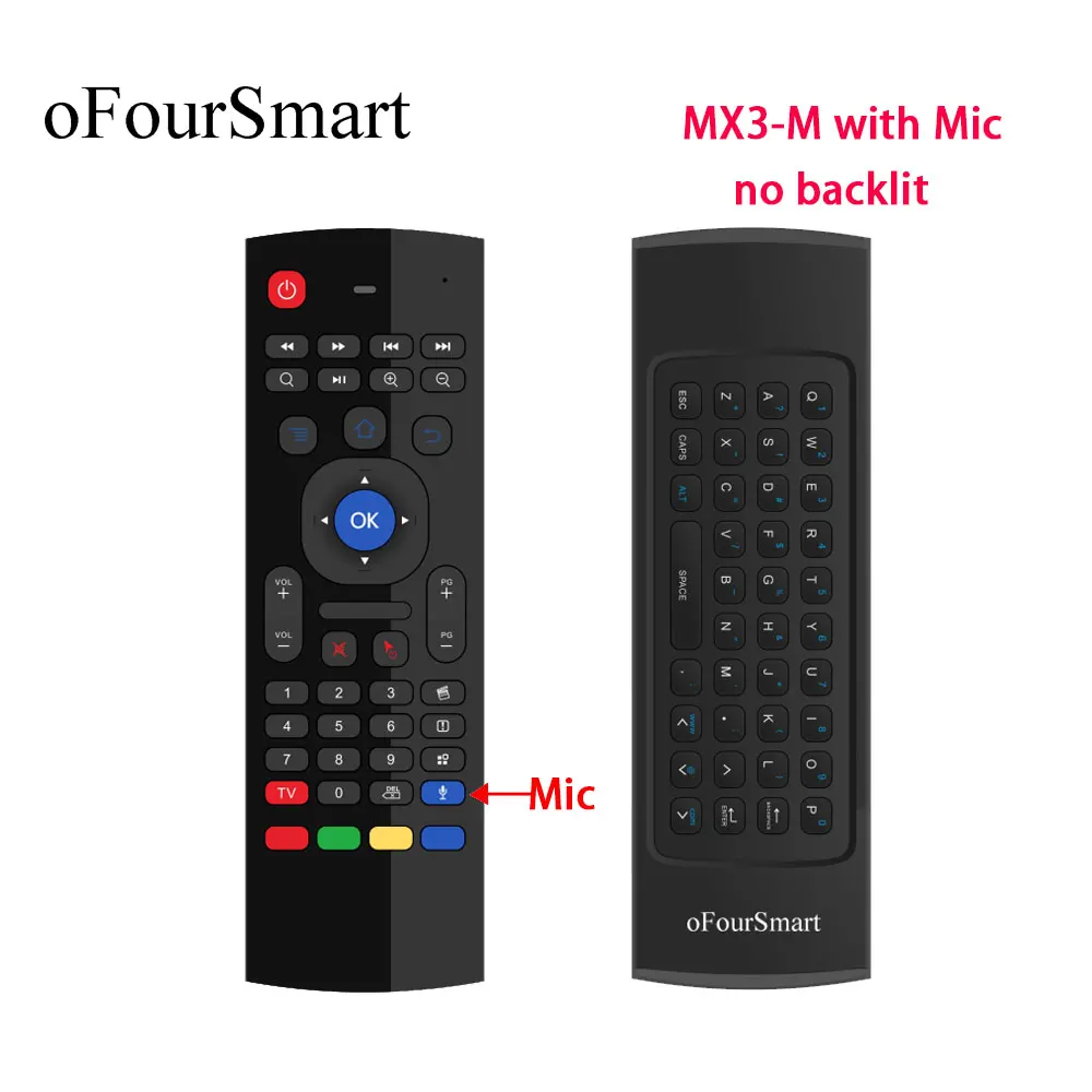 MX3 M Air Mouse пульт дистанционного управления с голосом 2 4G RF Беспроводная клавиатура