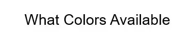 colors