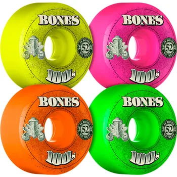 

USA Brand 100S OG 4PCS Skateboard Wheels 52mm 53mm 54mm Double Rocker Wheels Durable Aggressive Rodas Skate