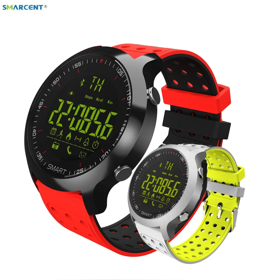 SMARCENT EX18 Smart Watch 5ATM Water Resistant Bluetooth 4.0 Call SMS Reminder Pedometer Sleep Monitor Compatibie Android iOS