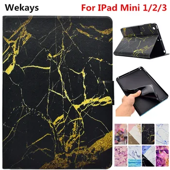 

Wekays Case For Apple IPad Mini 1/2/3 Marble Leather Smart Fundas Case For Coque IPad Mini 1 2 3 Mini2 Mini3 Table Cover Cases