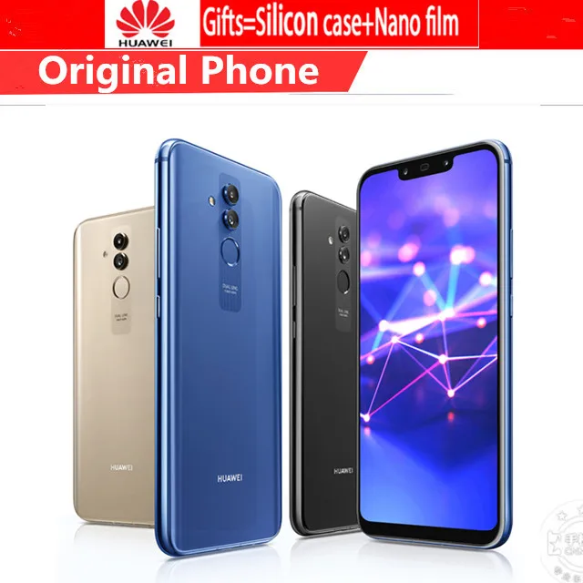 6,3 дюйма HUAWEI Коврики 20 Lite Maimang 7 6 ГБ 64 ГБ, мобильный телефон, Kirin 710 Octa Core Android 8,1 2340x1080 9 V/2A Quick Charge