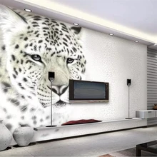 Обои на заказ, 3d большая фотообои, современная мода, леопард, гостиная, фон декоративной живописи, 3d обои